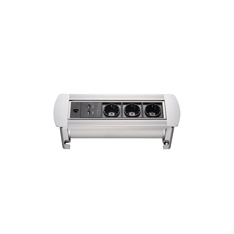Блок розеток MX-117 (3 секции, 2 USB и RJ-45) Mebax 00-00001184 в Санкт-Петербурге