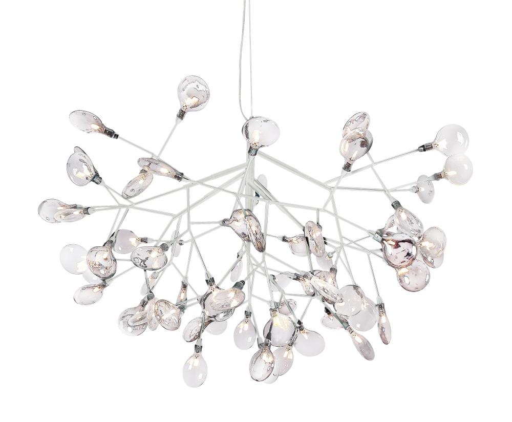 Подвесная светодиодная люстра Crystal Lux Evita SP63 White/Transparent в #REGION_NAME_DECLINE_PP#