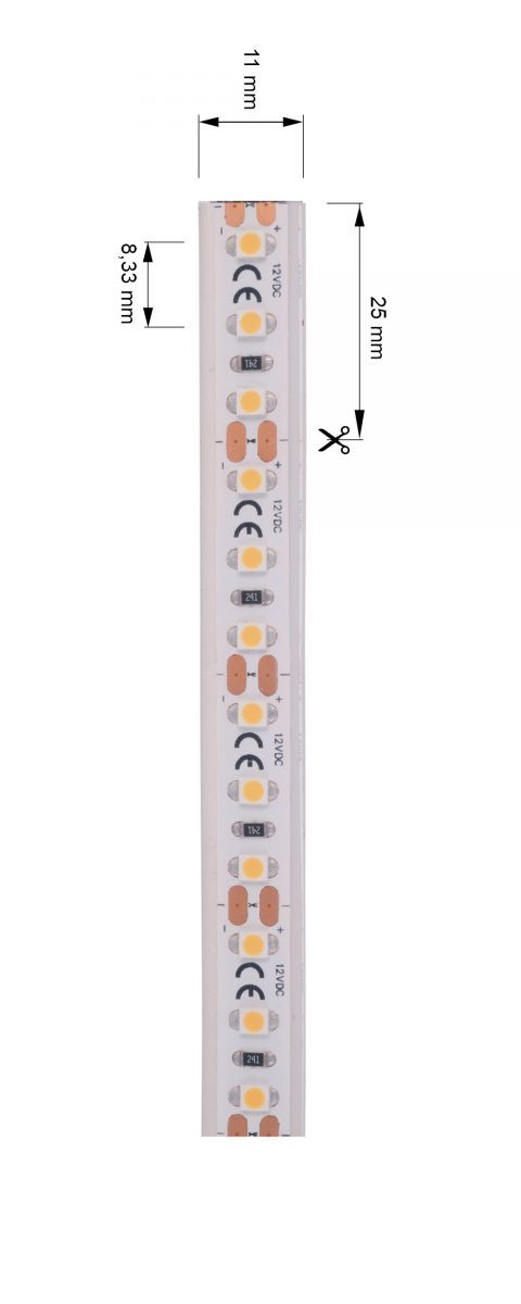 Светодиодная лента Deko-Light 12В 3528 32Вт 2700K 5м IP67 840172 в Санкт-Петербурге