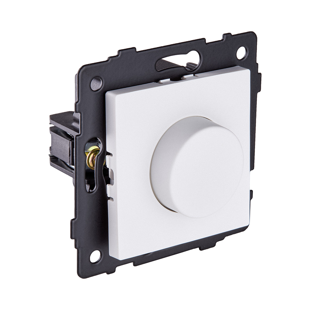 Светорегулятор для светодиодных ламп, проходной, 500W, белый матовый Kollinger REA-048WM для Aspekt, Eleganz, Reflex в #REGION_NAME_DECLINE_PP#