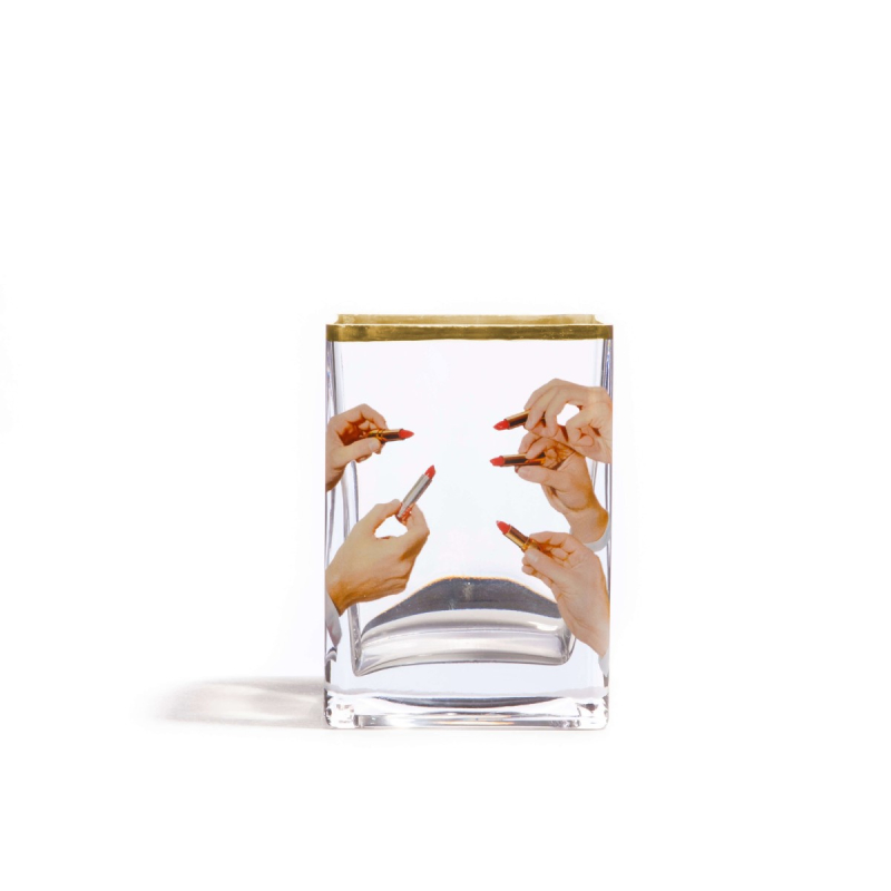 Ваза Lipsticks Small Seletti Toiletpaper Glass Vase 14123 в Санкт-Петербурге