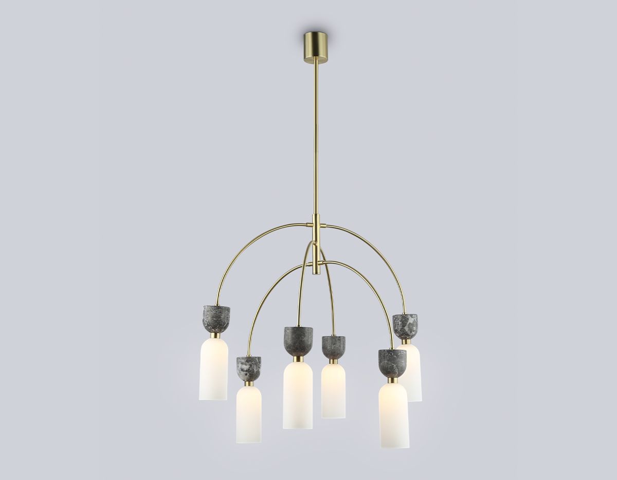 Люстра на штанге Ambrella Light High Light Ceramo Modern LH53333 в Санкт-Петербурге