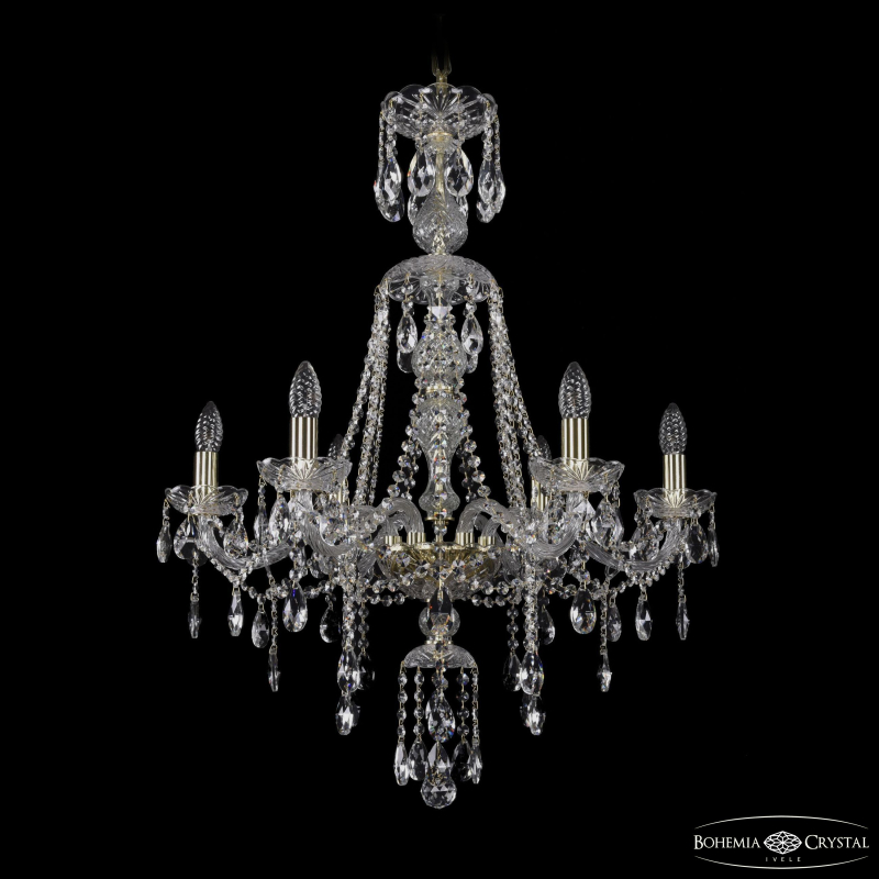 Подвесная люстра Bohemia Ivele Crystal 1415/6/220/XL-86 G в Санкт-Петербурге