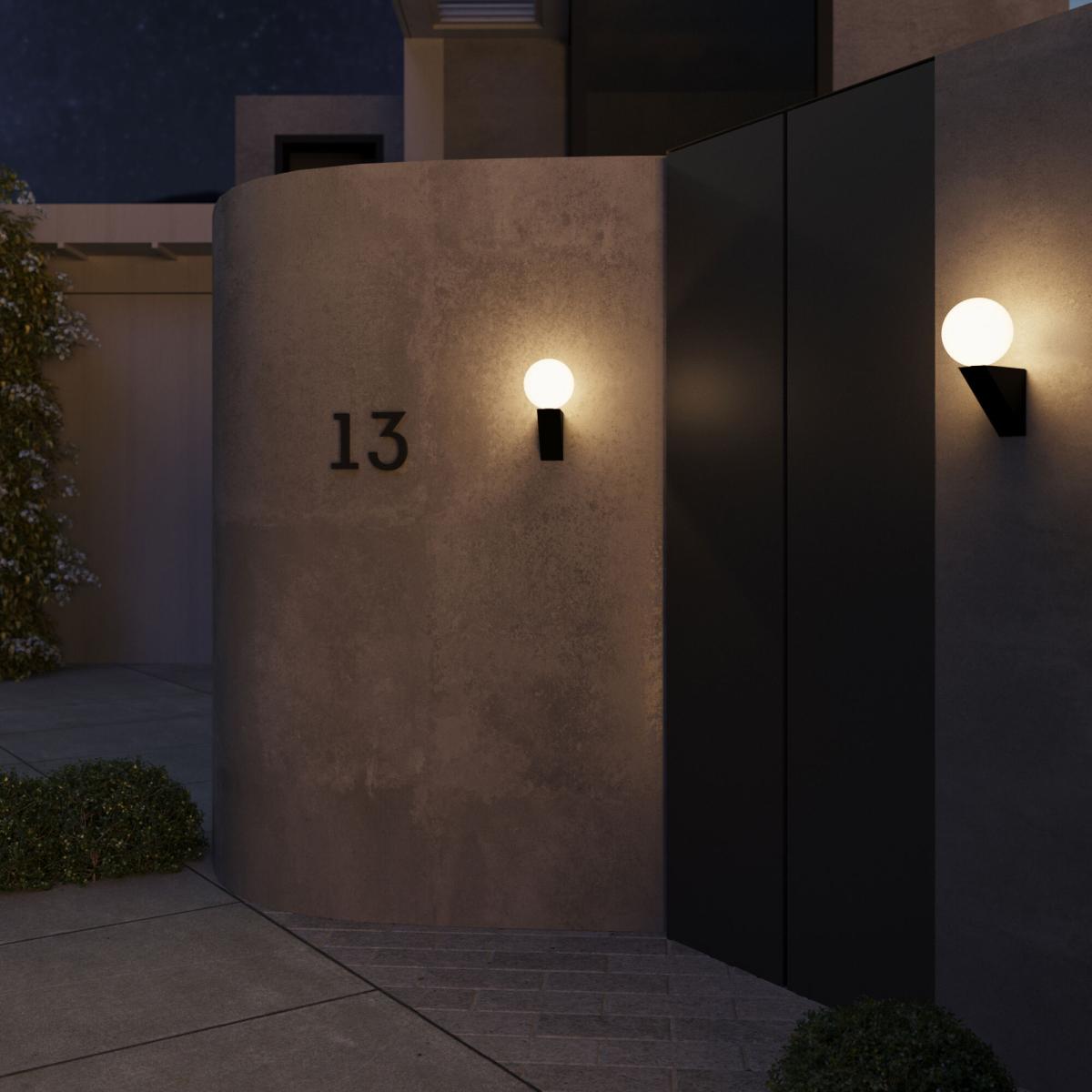 Уличный настенный светильник Elektrostandard Gravity 35003/U черный 4690389195044 a062886 в Санкт-Петербурге