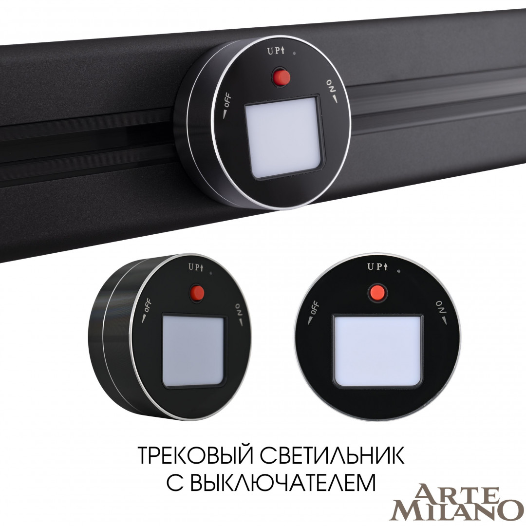 Трековый светильник Arte Milano Am-track-sockets 380011TL/Light Black в Санкт-Петербурге