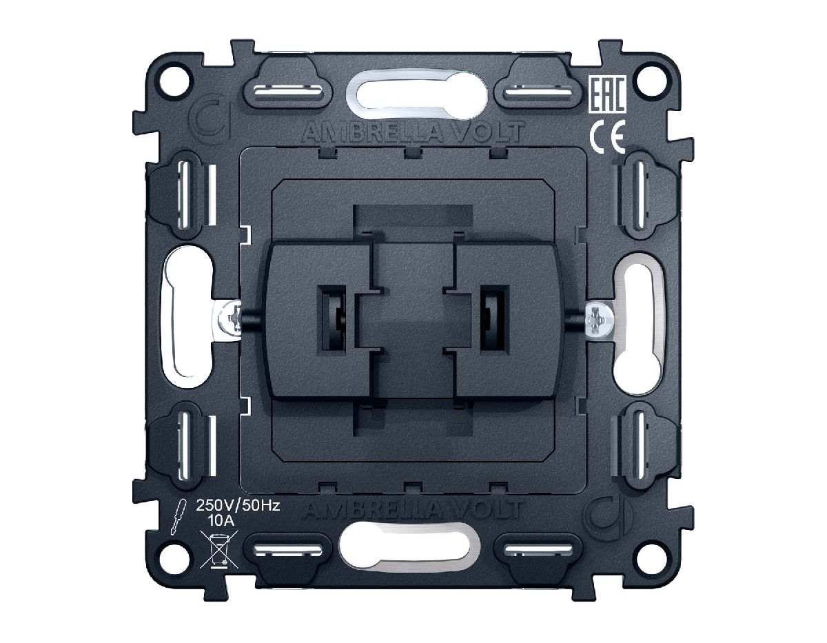 Механизм 1-кл перекрестного выключателя Ambrella Volt Quant VM112 в Санкт-Петербурге