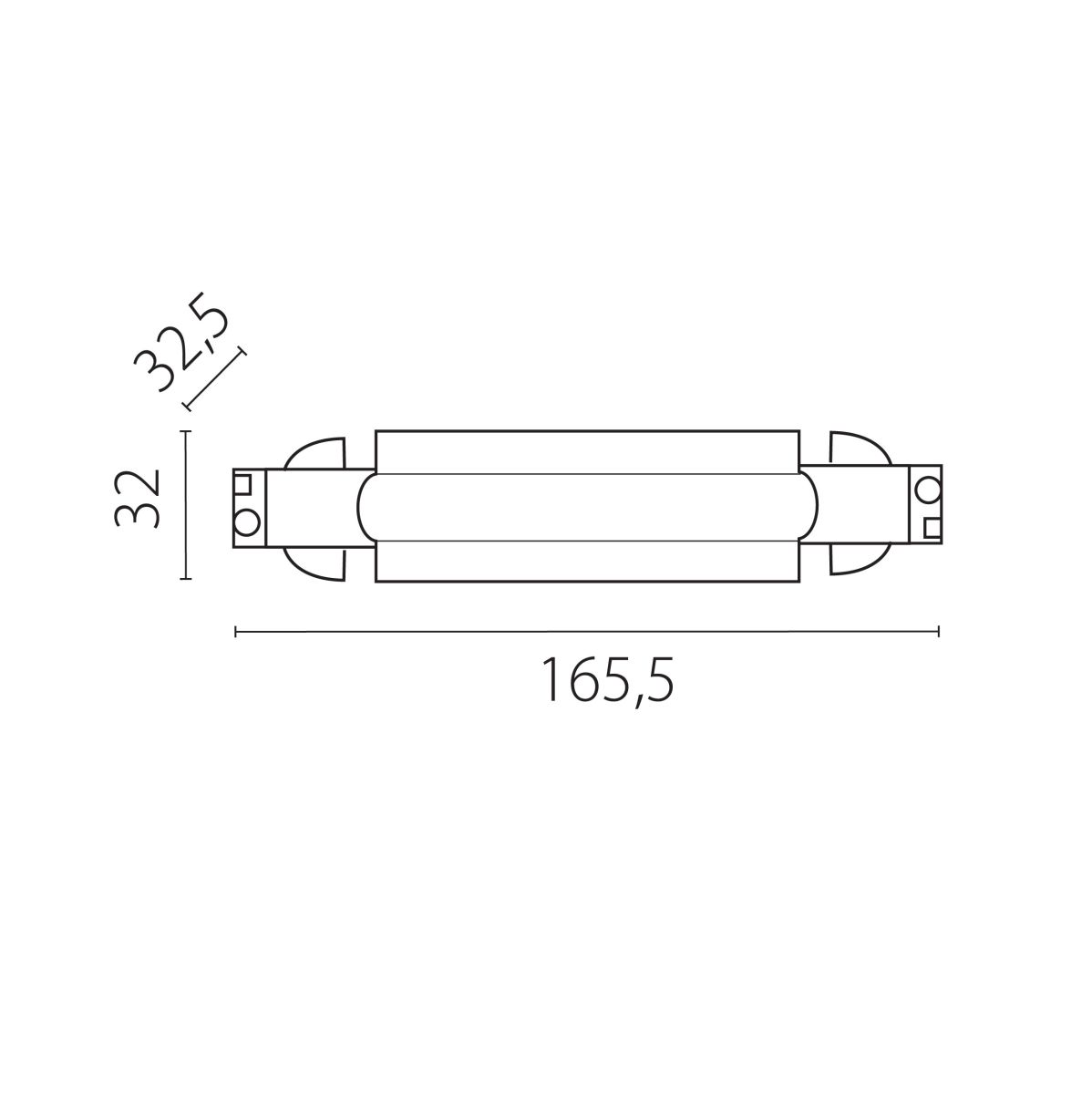 Питание центральное к треку 5040xx-(F)/(R) Lightstar Quattro 504186-FRPS в Санкт-Петербурге
