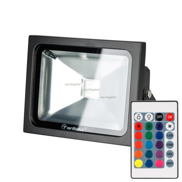 Прожектор Arlight AR-FLB-20W-220V RGB (IR ПДУ Карта 24кн) 023851 в Санкт-Петербурге