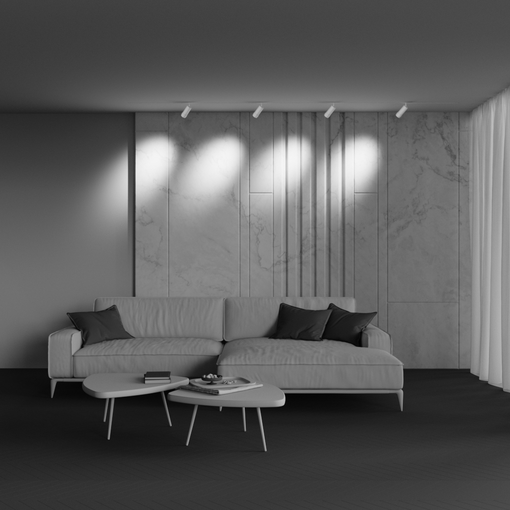 Трековый магнитный светильник Maytoni Focus Zoom TR212-4-12WTW-DD2-Z-W в Санкт-Петербурге