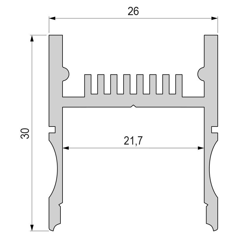 Профиль Deko-Light AH-01-20 970261 в Санкт-Петербурге