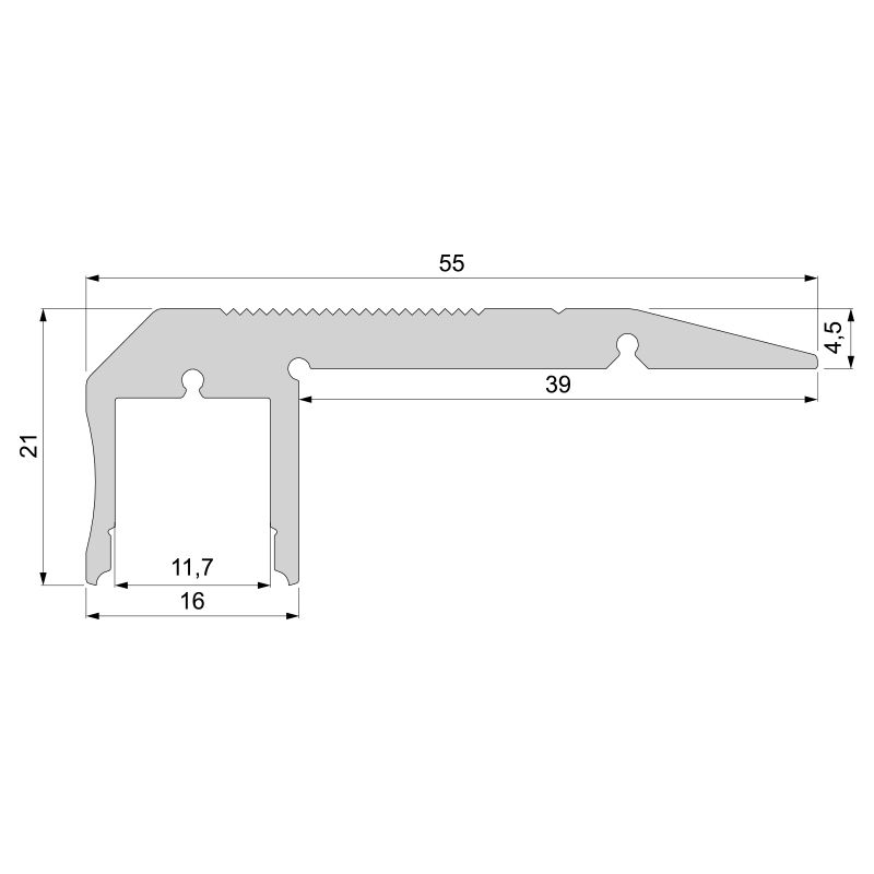 Профиль Deko-Light AL-02-10 970523 в Санкт-Петербурге