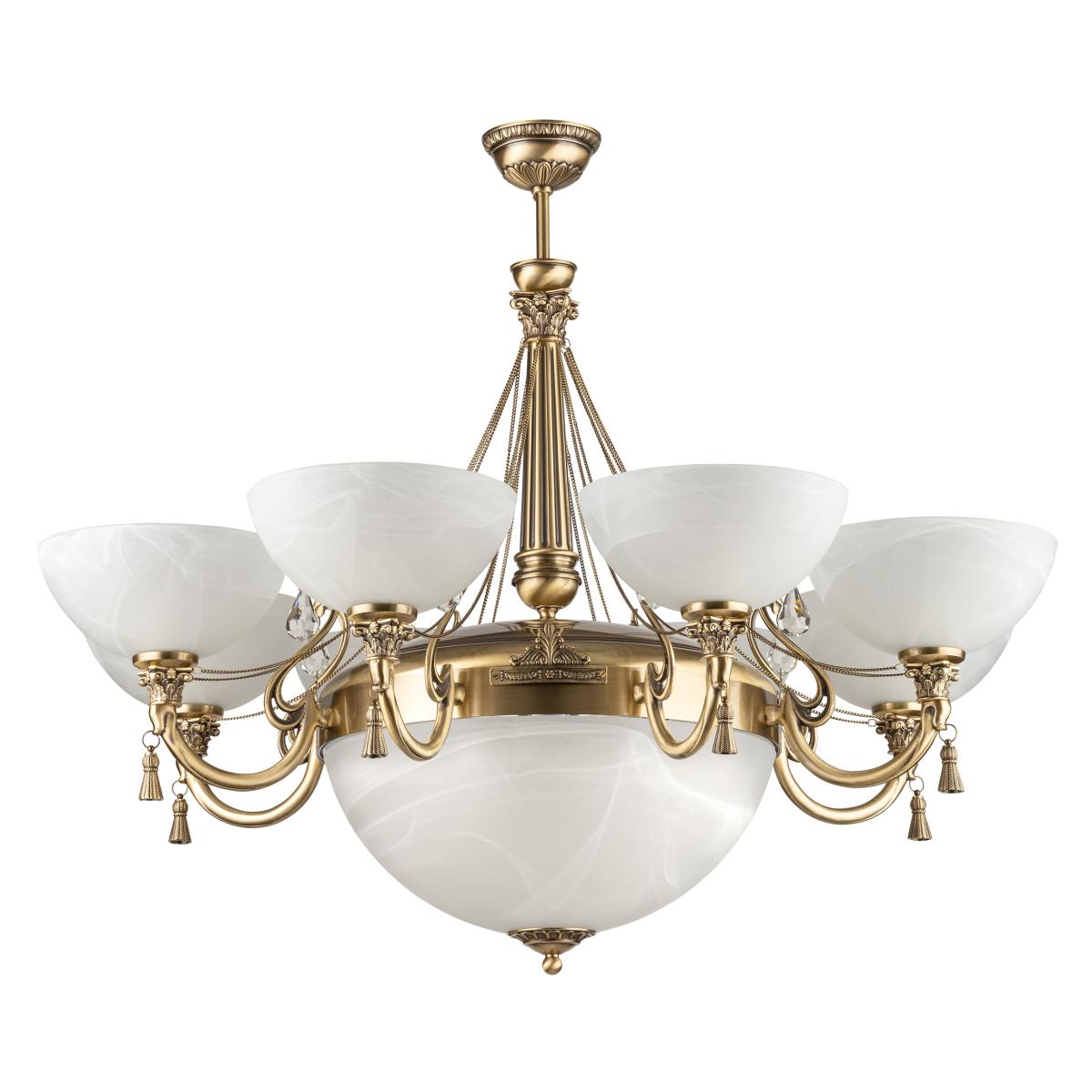 Подвесная люстра Kutek Roma ROM-ZW-8+1 (P) в #REGION_NAME_DECLINE_PP#