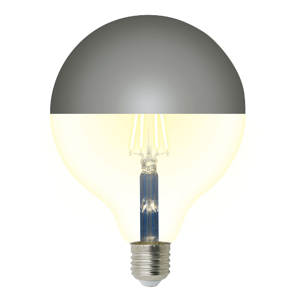 Лампа светодиодная Uniel Sky LED-G125-4W/3000K/E27/CL MIRROR/CHROME PLS02WH UL-00011793 в #REGION_NAME_DECLINE_PP#