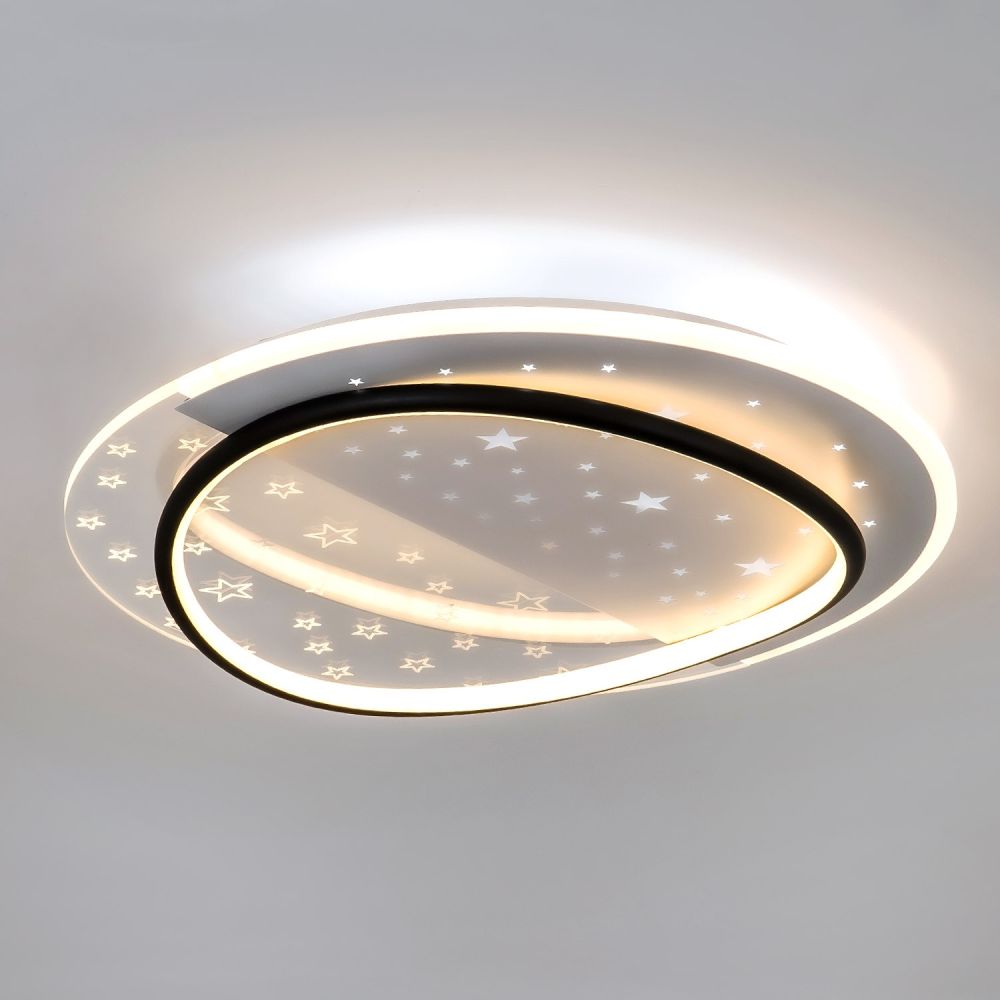 Потолочный светильник LED4U L1036-480 BK в Санкт-Петербурге