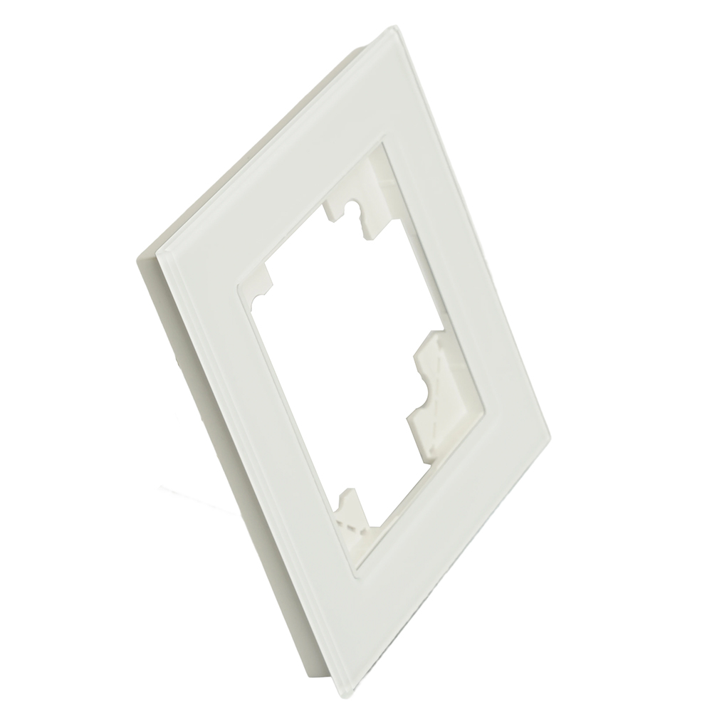 Рамка 1-местная для сенсорных механизмов, подсветки, стекло, Stekker Катрин GFR00-7001-01S 50303 в #REGION_NAME_DECLINE_PP#