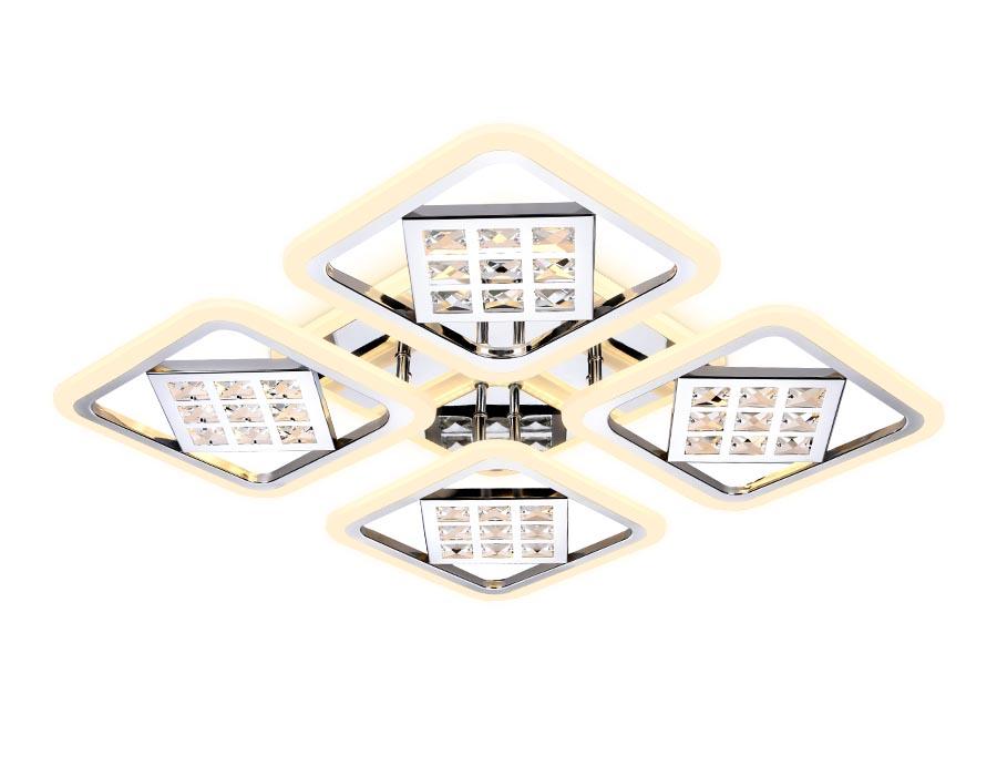 Потолочная светодиодная люстра Ambrella Light Acrylica Ice FA288 в Санкт-Петербурге