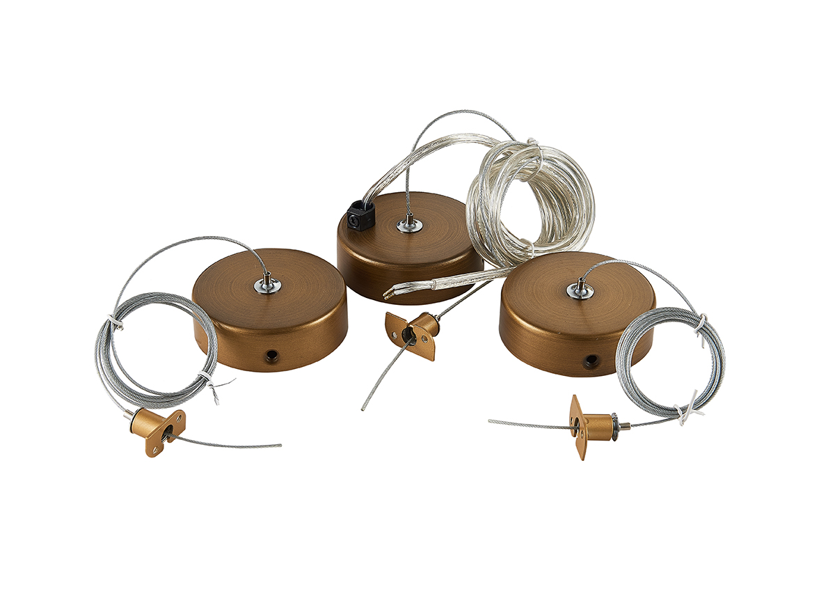 Подвесной комплект для магнитного шинопровода Donolux Magic Track Suspension kit DLM900RBlack Bronze в Санкт-Петербурге
