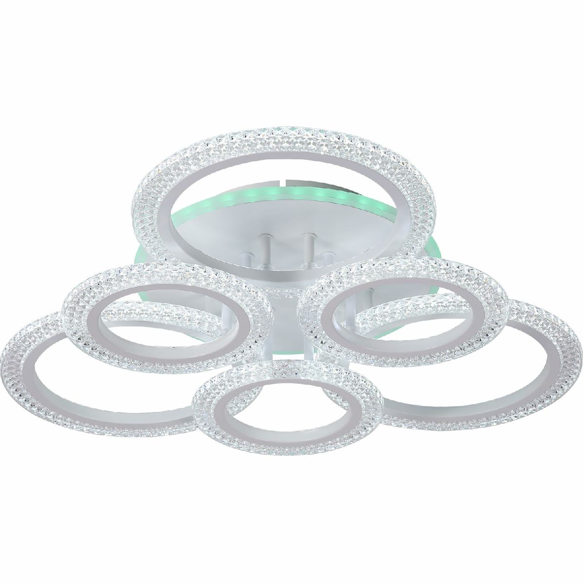 Потолочная люстра Reluce 08488-0.3-3+3CRGB WH(RGB) в Санкт-Петербурге