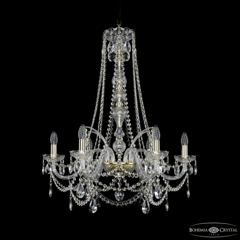 Подвесная люстра Bohemia Ivele Crystal 1411/6/240/h-83 G в Санкт-Петербурге