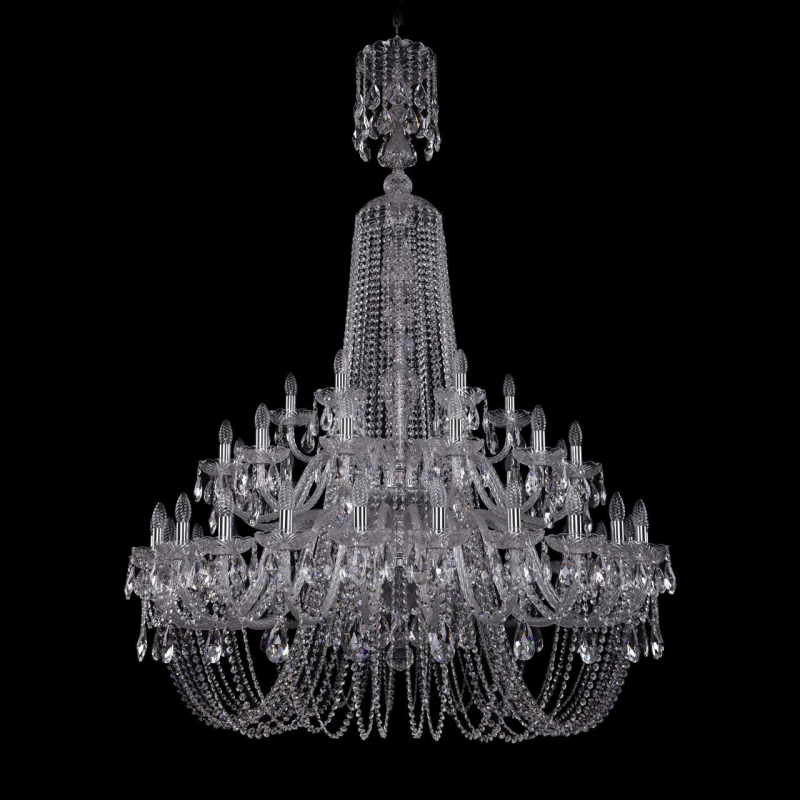 Подвесная люстра Bohemia Ivele 1406/24+12+6/460/XL-177/2d/Ni в Санкт-Петербурге