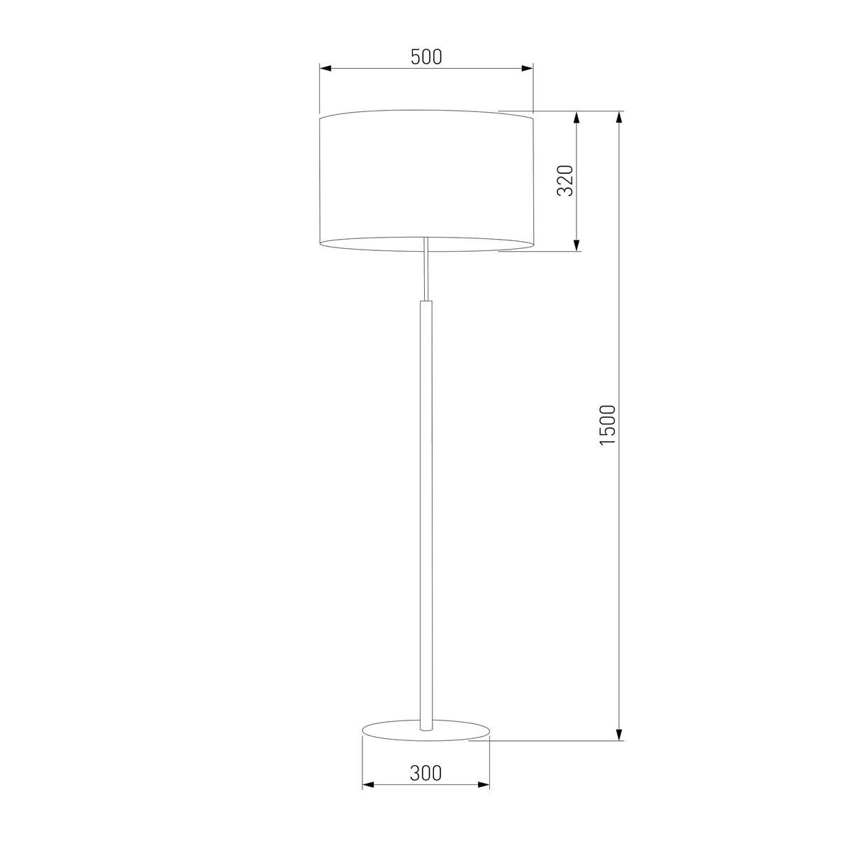 Торшер TK Lighting 5218 Deva Graphite в #REGION_NAME_DECLINE_PP#