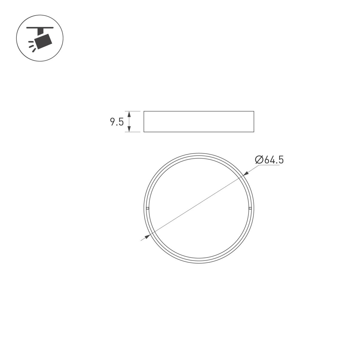 Фильтр Arlight LGD-ARTIFACT-WALLWASH-R65 (WH) (Металл) 057153 в Санкт-Петербурге