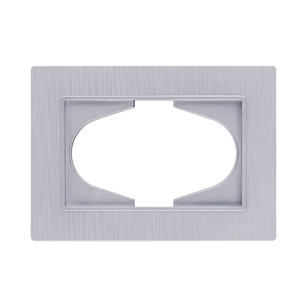 Рамка для двойной розетки, серый Kollinger Eleganz Plex EP120GY в #REGION_NAME_DECLINE_PP#