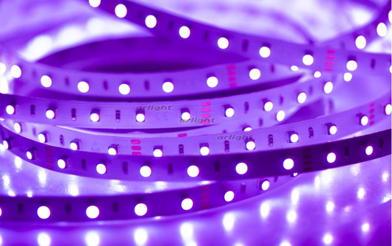 Светодиодная лента Arlight MINI-60-24V RGB 10mm (3535, 5m, LUX) 022718 в Санкт-Петербурге