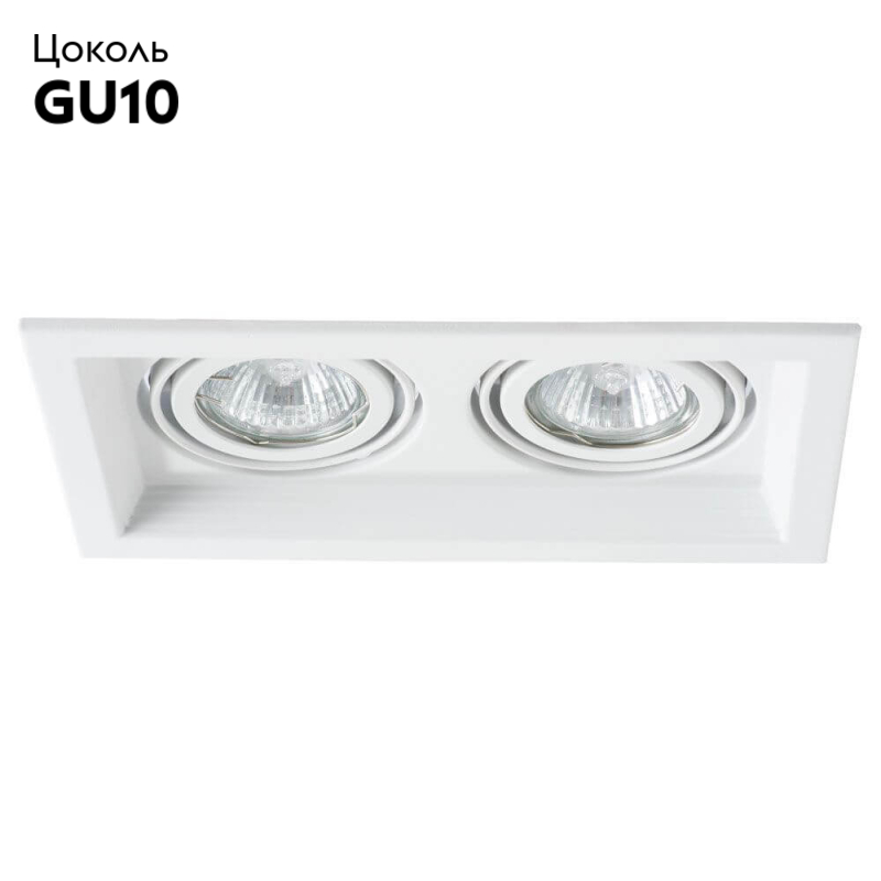 Встраиваемый светильник Arte Lamp A6661PL-2WH УЦ в Санкт-Петербурге