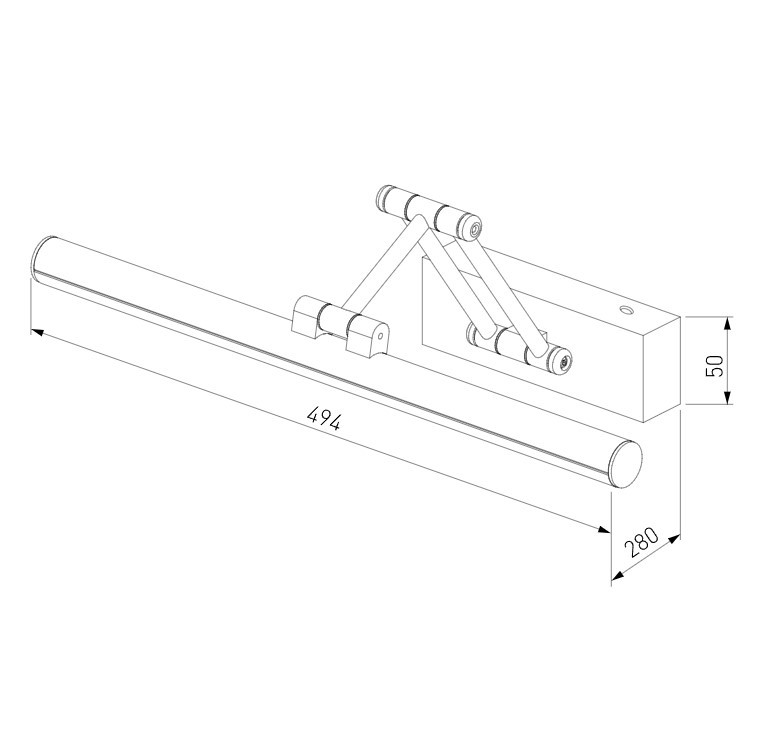 Подсветка для картин Elektrostandard Monza LED 40128/LED бронза 4690389198427 a064138 в #REGION_NAME_DECLINE_PP#