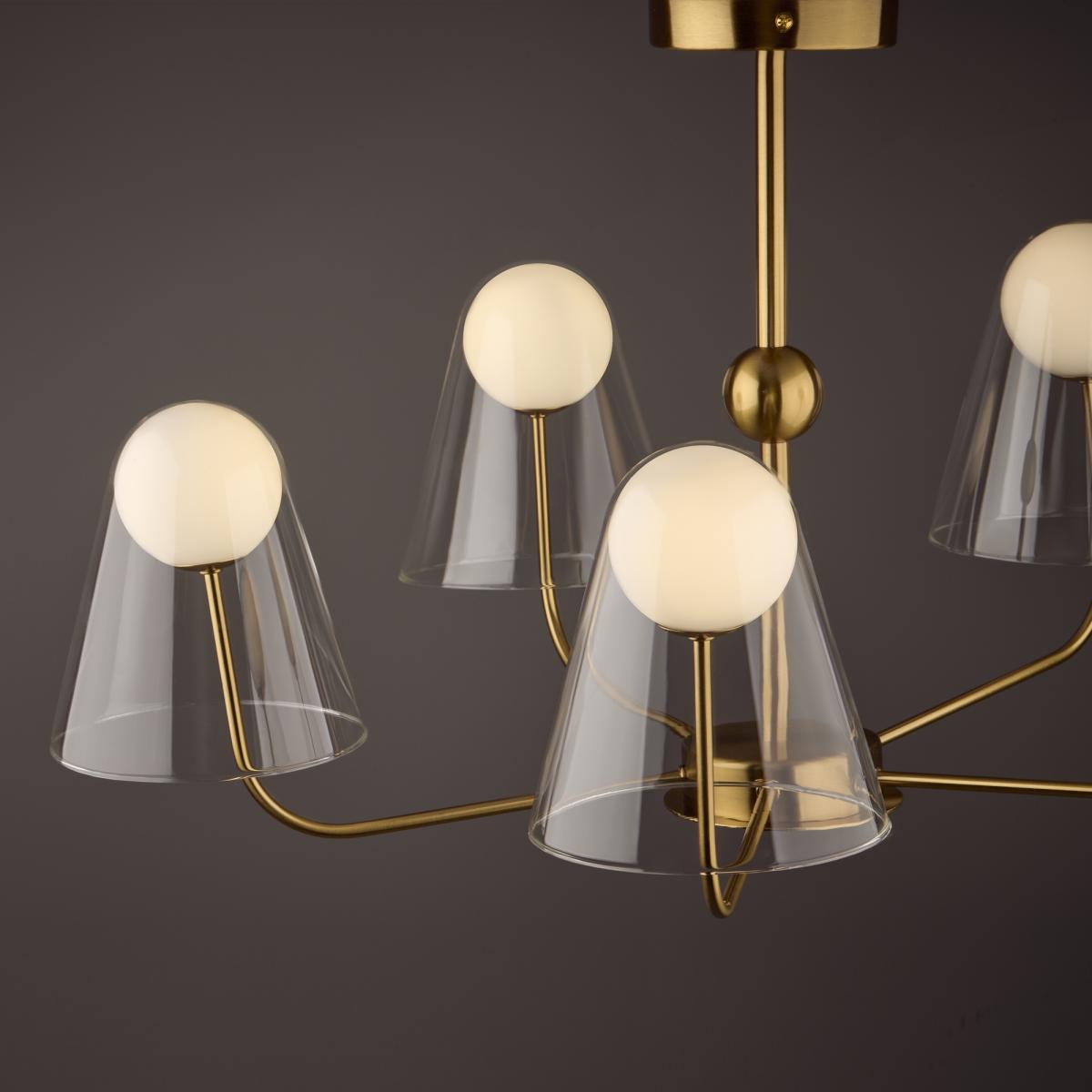 Люстра на штанге Freya Doublety FR5382PL-05BS в Санкт-Петербурге