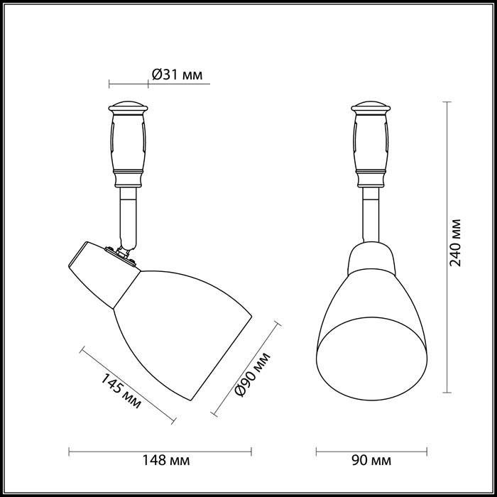 Трековый светильник Odeon Light Flexi Chrome 3630/1 в Санкт-Петербурге