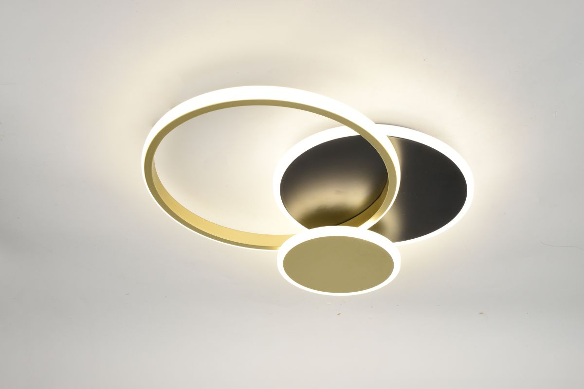 Потолочный светильник Эра Модерн City CLL-1-60 3K-6,5K RC BK+GD в Санкт-Петербурге