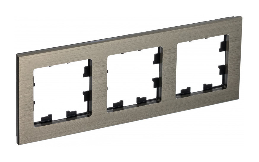 Рамка 3-ая Systeme Electric AtlasDesign Nature Металл латунь ATN312203 в Санкт-Петербурге