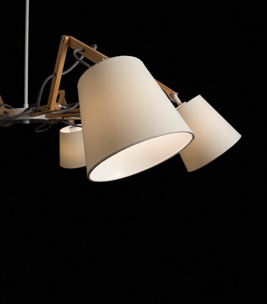 Подвесная люстра Arte Lamp Pinocchio A5700LM-8WH в #REGION_NAME_DECLINE_PP#