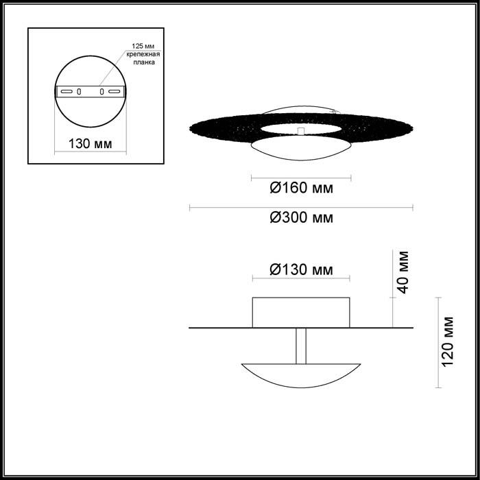Потолочный светодиодный светильник Odeon Light Solario 3559/18L в Санкт-Петербурге