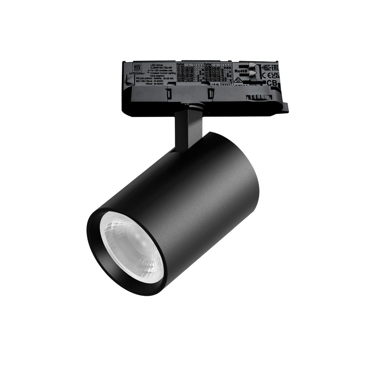 Трековый трехфазный светильник Quattro LED 36G с адаптером Lightstar Alta Base A5237QT36G в Санкт-Петербурге