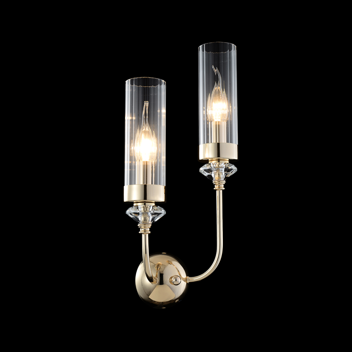 Бра Crystal Lux SECRET AP2 GOLD в Санкт-Петербурге