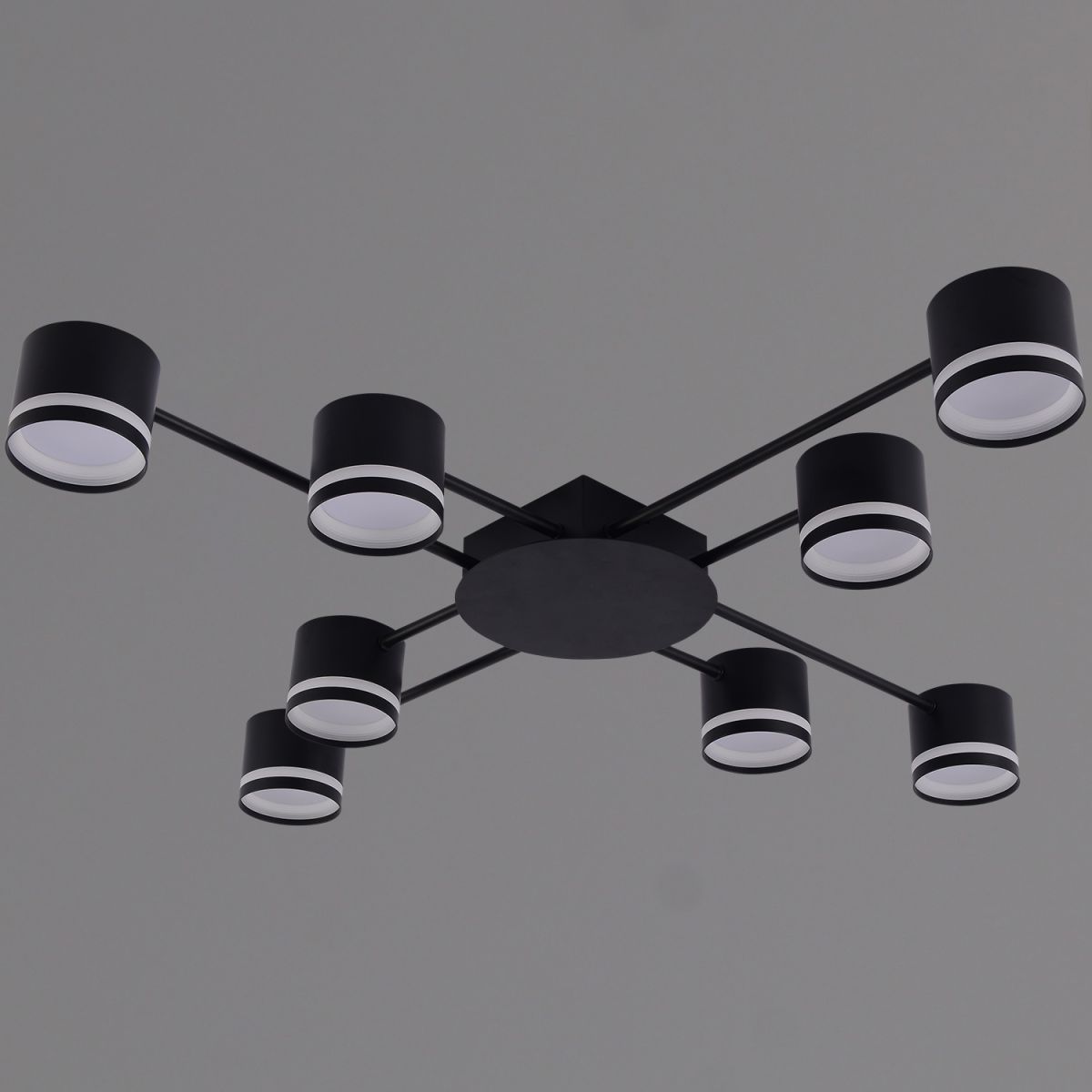 Потолочная люстра Reluce 56730-0.3-08 GX53 BK в #REGION_NAME_DECLINE_PP#