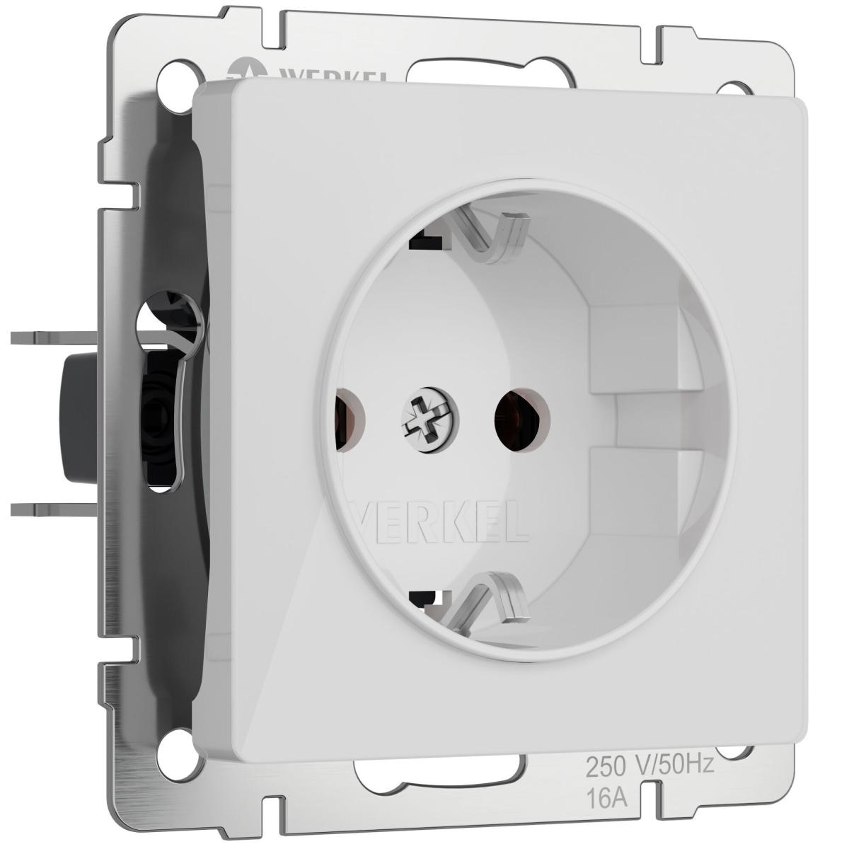 Розетка с заземлением и шторками Werkel 4690389197321 W1171141 a064012 в Санкт-Петербурге