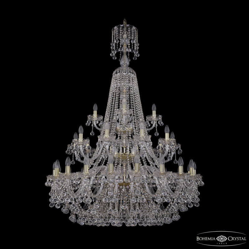 Подвесная люстра Bohemia Ivele Crystal 1409/20+10+5/400/XL-159/3d G в Санкт-Петербурге