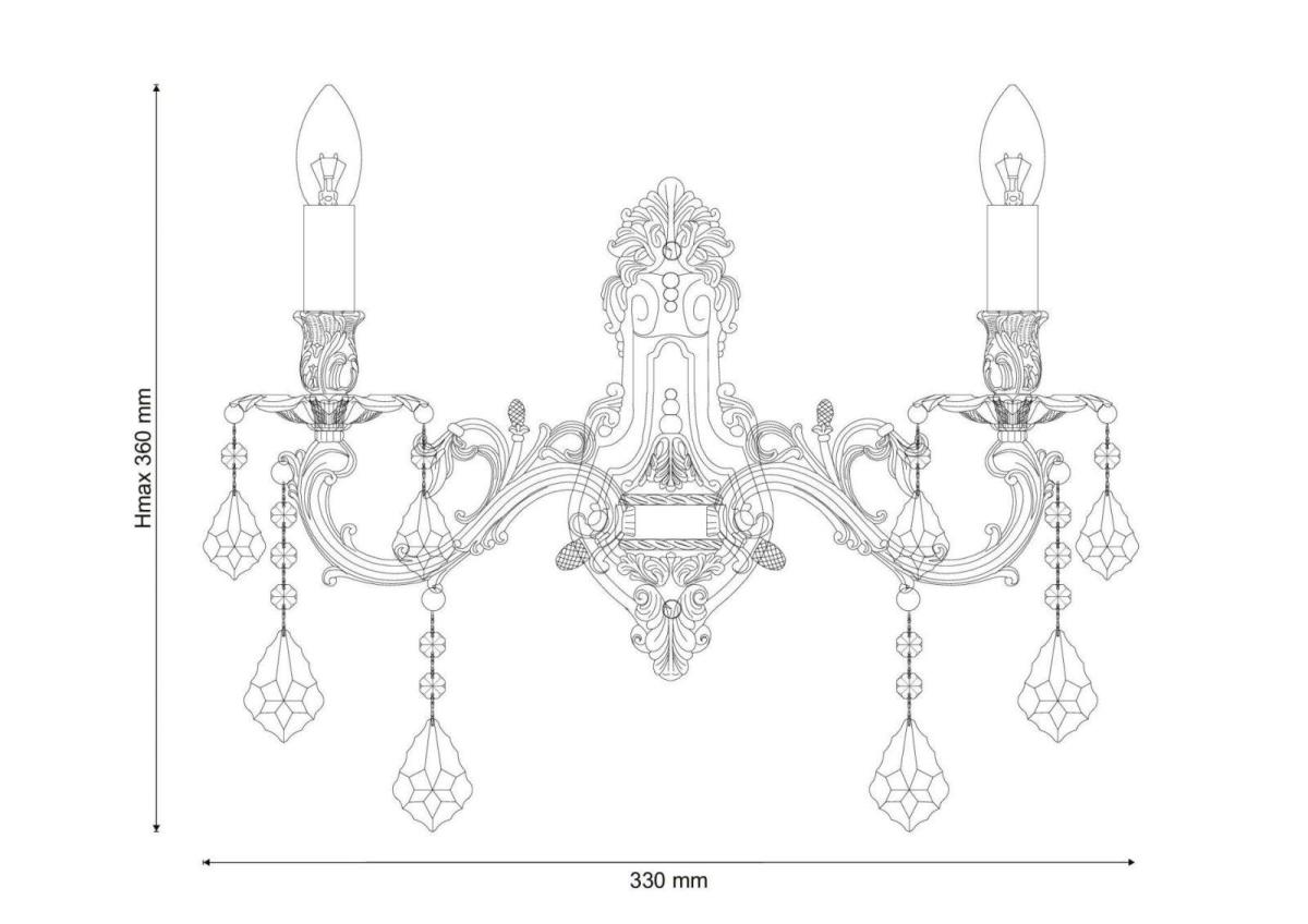 Бра Lucia Tucci Barletta W122.2 Antique в Санкт-Петербурге