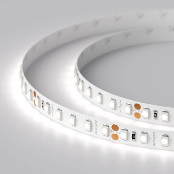 Светодиодная лента Arlight RT-A120-8mm 24V White6000 (9.6 W/m, IP20, 2835, 5m) 010347(2) в Санкт-Петербурге