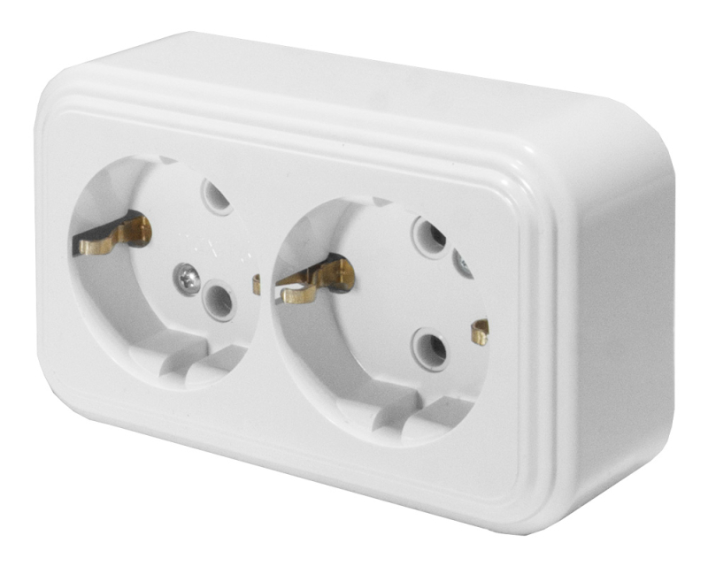 Розетка 2-местная Stekker PST16-31-20 (RA 16-238-Б) 39695 в Санкт-Петербурге