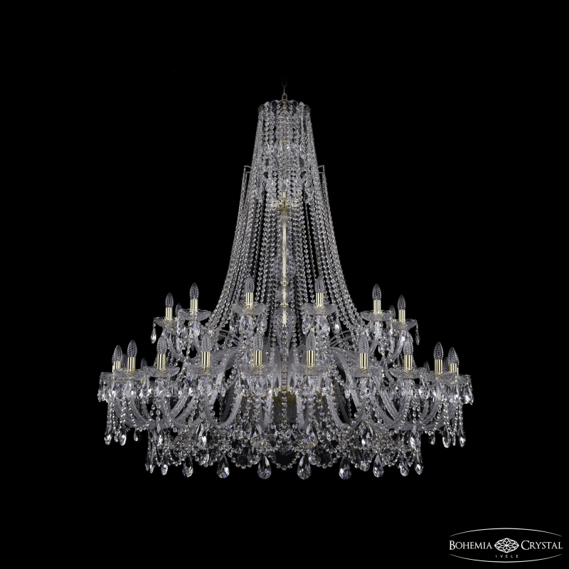 Подвесная люстра Bohemia Ivele Crystal 1411/24+12/530/XL-152 G в Санкт-Петербурге
