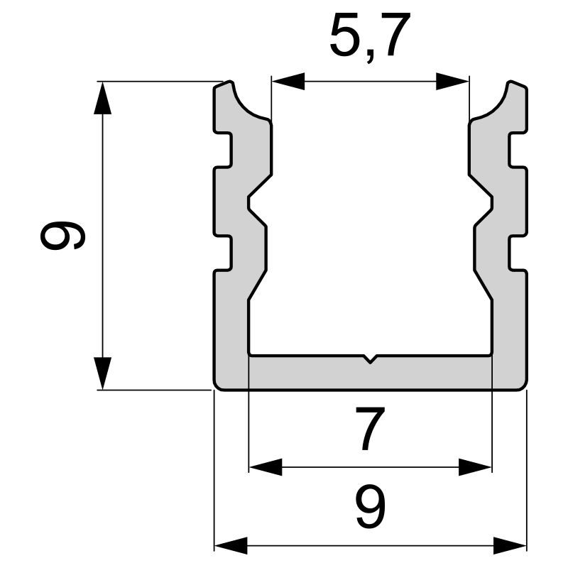 Профиль Deko-Light AU-02-05 970183 в Санкт-Петербурге