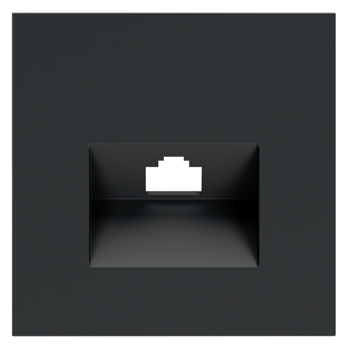 Накладка для розетки компьютерной RJ45 кат.6 Voltum S70 (графит) VLS001307 в #REGION_NAME_DECLINE_PP#