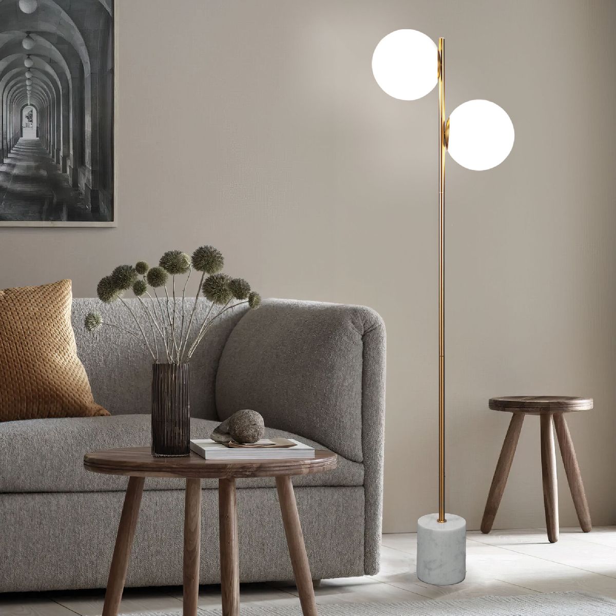 Торшер Eurosvet Marbella 01158/2 латунь a064390 в Санкт-Петербурге