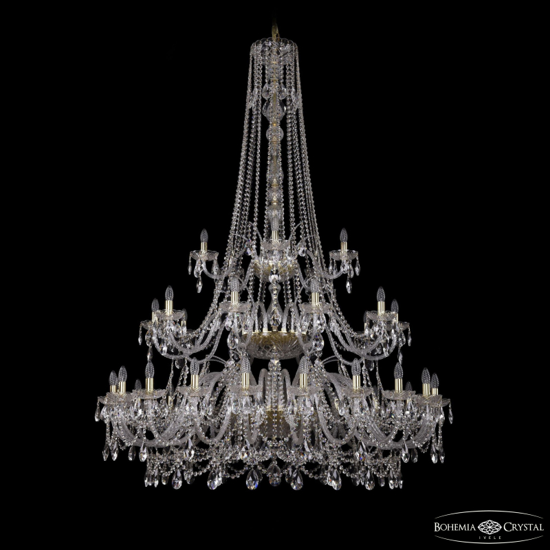 Подвесная люстра Bohemia Ivele Crystal 1411/20+10+5/530/h-202/3d G в Санкт-Петербурге