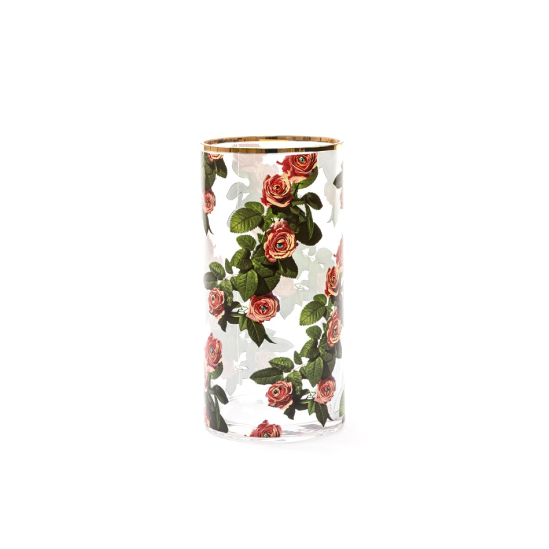 Ваза Roses Medium Seletti Toiletpaper Glass Vase 14173 в #REGION_NAME_DECLINE_PP#